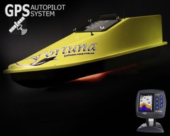 Кораблик для підгодовування Фортуна (15000 mAh) з GPS автопілотом (8+1) і Ехолотом Lucky 918