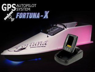 Кораблик Фортуна з GPS автопілотом Fortuna X та ехолотом Toslon520 на 45000mAh