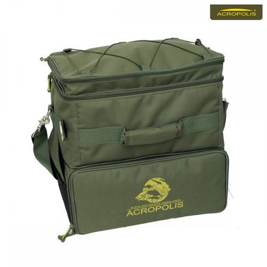 Рыбацкая сумка Acropolis РС-1у с коробками (фидерная, карповая, поплавочная, спиннинговая)