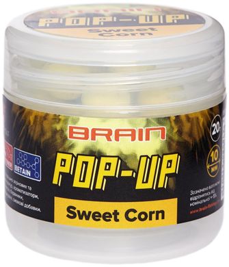 Бойлы Brain Pop-Up F1 Sweet Corn (кукуруза) 10мм 20г