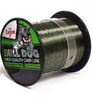Леска Carp Zoom Bull-Dog Carp Line 1000м 0,31мм 12,65кг зелёная (CZ2974)