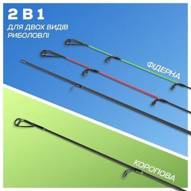 Удилище карповое / фидерное GC Evolution X-Duo 4.20м 4lb 180г
