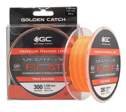 Волосінь Golden Catch Verte-X Flat 300 м., 0.234 мм
