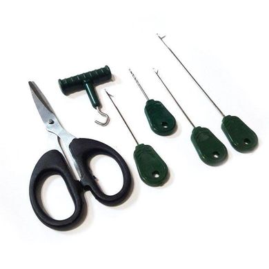 Набор CarpZoom Baiting Needle & Scissors Set, 6pcs
