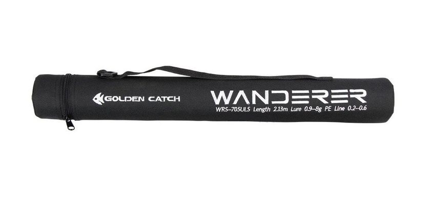 Спінінг Golden Catch Wanderer WRS-705ULS 2.13 м., 0.9-8 р. (тубус)