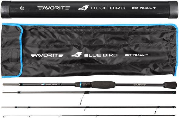 Спінінінг Favorite Blue Bird Compact BB1-804L-T 2.40m 3-12g (в тубусі)