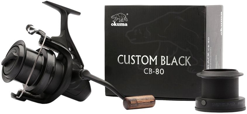Катушка Okuma Custom Black CB-80 3+1BB 3.8:1