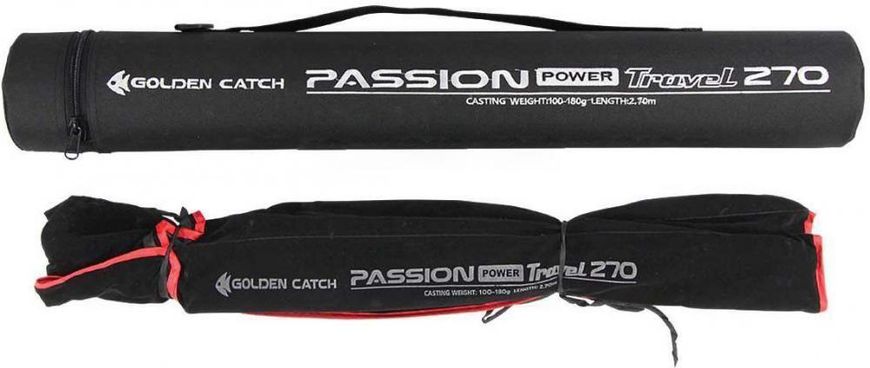 Спиннинг Golden Catch Passion Power Travel 2.70м 100-180г (в тубусе)