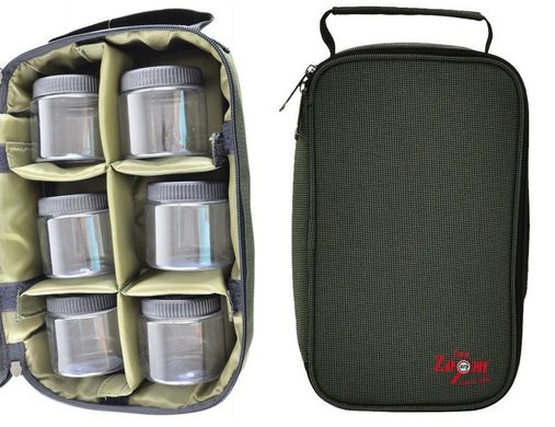 Сумка для насадок и дипов Carp Zoom Dip Bag (6 банок в комплекте)