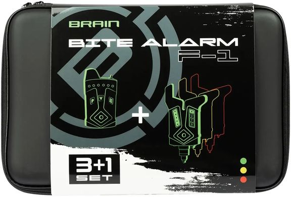 Набір сигналізаторів Brain Wireless Bite Alarm F-1 3+1