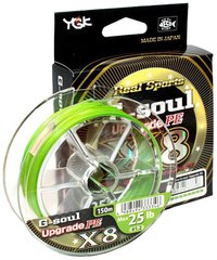 Шнур YGK G-Soul X8 Upgrade 150 m (салат.) #1.0/22lb (Japan)