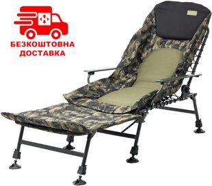 Кресло-раскладушка 2в1 Brain Bedchair Compact с подставкой под ноги